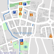 Sehenswertes und Markantes in der Innenstadt von Dransfeld