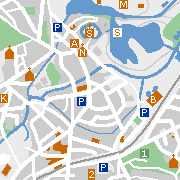 Sehenswertes und Markantes in der Innenstadt von Giforn