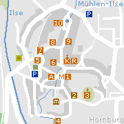 Sehenswertes und Markantes in der Innenstadt von Hornburg