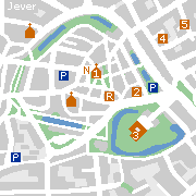 Sehenswertes und Markantes in der Innenstadt von Jever