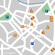 sehenswerte Innenstadt von Lingen an der Ems