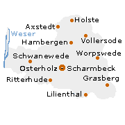 Osterholz Scharmbeck Kreis in Niedersachsen