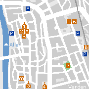 Sehenswürdigkeiten in der Innenstadt von Verden an der Aller