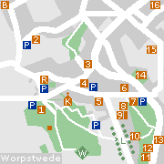 Sehenswertes und Markantes in der Ortsmitte von Worpstwede