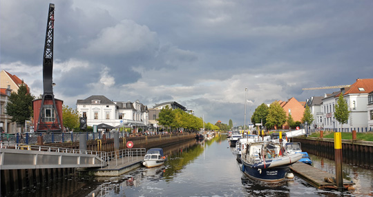 Oldenburgs Hafen an der Hunte