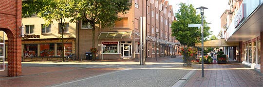 schöne Einkaufsmeile von Zeven