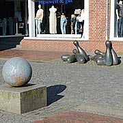 Kegelbahn in Zeven - gefährliche Kunst
