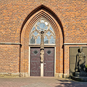 Portal der Kirche in Dinklage