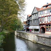 Wolfenbüttel mit Grachten und der Oker