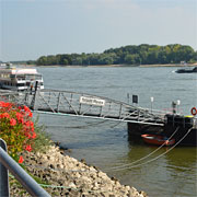 Anlegestelle der Stadt Rees am Rhein