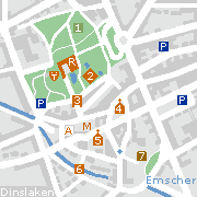 Sehenswertes und Markantes in der Innenstadt von Dinslaken