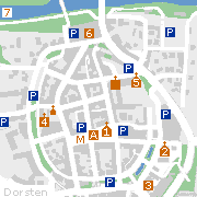 Sehenswertes und Markantes in der Innenstadt von Dorsten