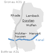 Dorsten, Stadtteile