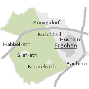 Frechen inm Rheinland, Stadtteile