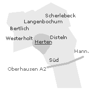 Herten, Stadtteile