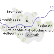 Lage einiger Orte im Stadtgebiet von 