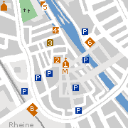 Markantes und Sehenswertes in der Innenstadt von Rheine