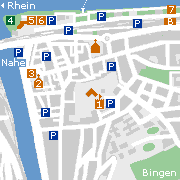 Sehenswertes und Markantes in der Innenstadt von Bingen