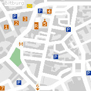 Sehenswertes und Markantes in der Innenstadt von Bitburg