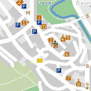Sehenswertes und Markantes in der Innenstadt von Daun