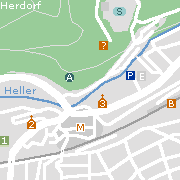 Sehenswertes und Markantes in der Innenstadt von Herdorf