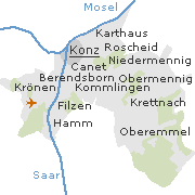Orte im Stadtgebiet von Konz