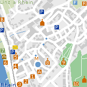 Sehenswertes und Markantes in der Innenstadt von Unkel