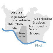 Neuwied, Stadtteile