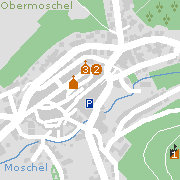 Sehenswertes und Markantes in der Innenstadt von Obermoschel