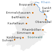 Rhein Hunsrück Kreis  in Rheinland-Pfalz