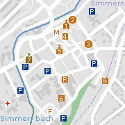 Sehenswertes und Markantes in der Innenstadt von Simmern/Hunsrück