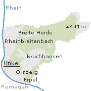 Orte im Stadtgebiet von Unkel, Stadtteile