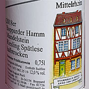 köstliche Weine aus den Lagen Bopparder Hamm