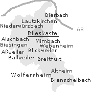 einige Stadtteile von Blieskastel