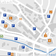Sehenswertes und Markantes in der Innenstadt von Lebach en an der Theel