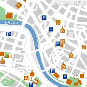 Saarbrücken - Sehenswürdigkeiten in der Innenstadt