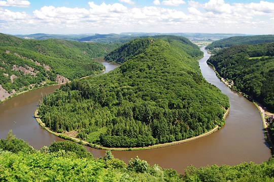 die berühmte Saarschleife bei Orscholz