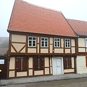 Hochständerhaus der historische Gerberei der Stadt Burg bei Magdeburg