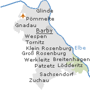 Orte im Stadtgebiet von Barby