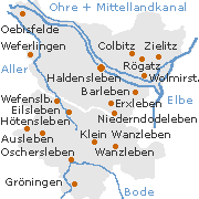 Bördekreis Karte