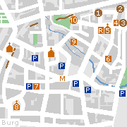 Sehenswertes und Markantes in der Innenstadt von Burg b. Magdeburg