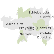 Markantes und Sehenswertes in der Innenstadt von Weißenfels