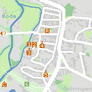 Sehenswertes und Markantes in der Innenstadt von Gröningen
