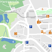 Sehenswertes und Markantes in der Innenstadt von Harzgerode