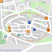 Sehenswertes und Markantes in der Innenstadt von Kroppenstedt