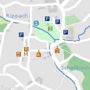 Markantes und Sehenswertes in der Innenstadt von Teuchern