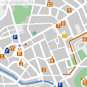 Sehenswürdigkeiten und Markantes in der Altstadt von Wernigerode