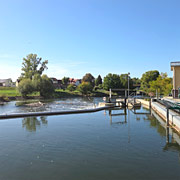 Saale Schleuse in Bad Dürrenberg