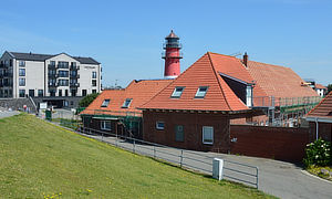 Büsum, Leuchtturm am Tonnenhof