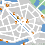 Sehenswertes und Markantes in der Innenstadt von Glückstadt